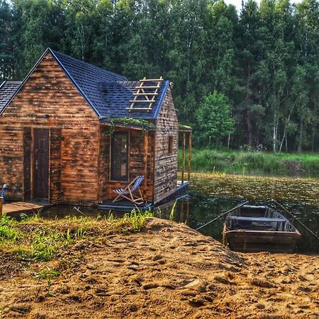 Heather Hut, Off-Grid Cottage On A Pond+2 Ha Darzkowo Extérieur photo